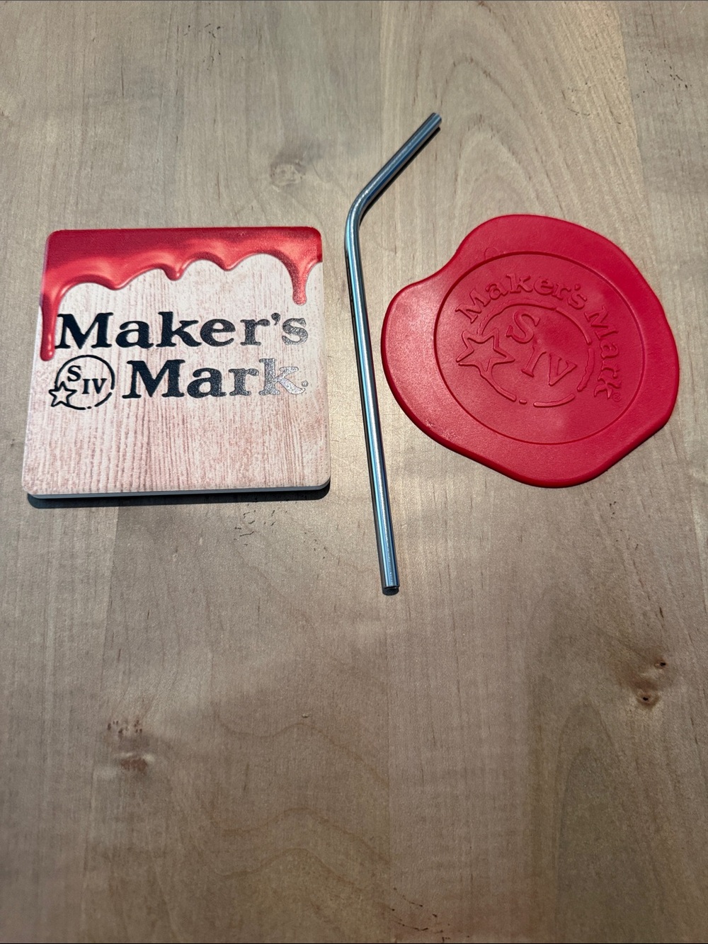 Red Silicone Bottle Cap & Coaster Set